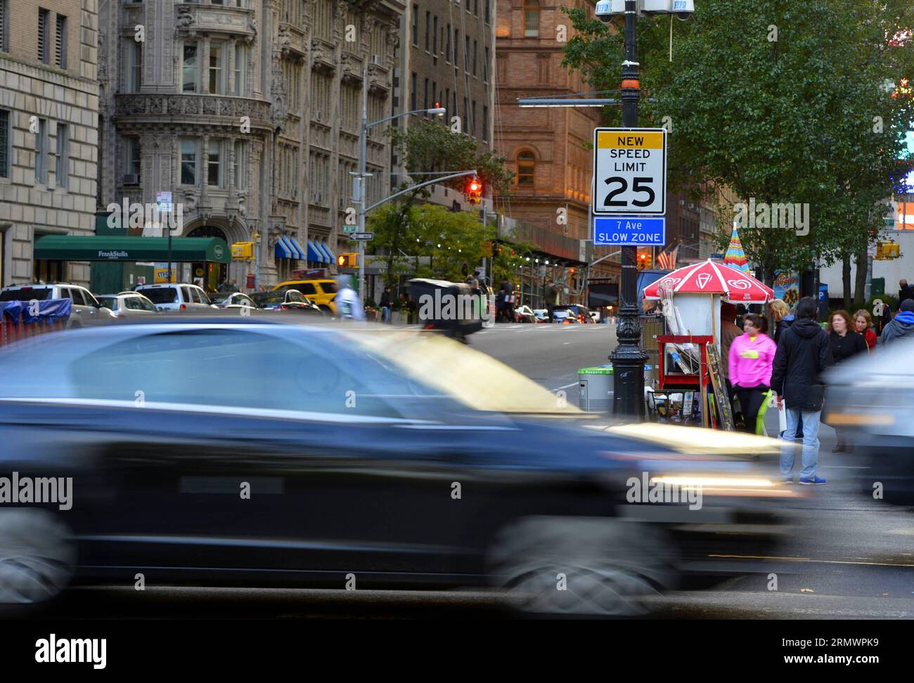 Us newyork speed limit reduced hi-res stock photography and images