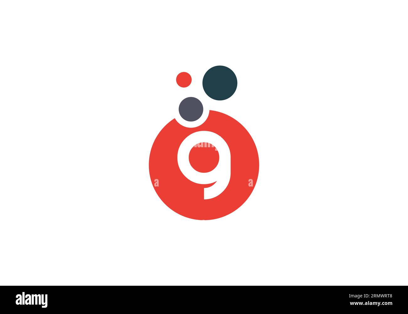 Bubble letters logo. Bubble lab circle symbol. Bubble logo design color