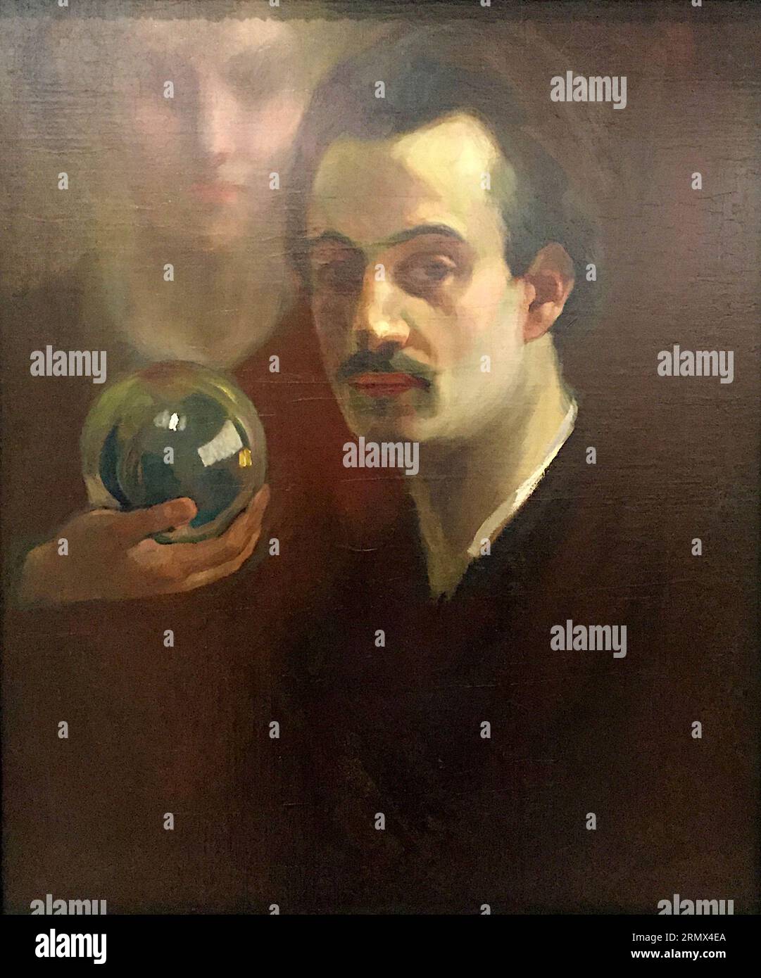 Kahlil Gibran - Lebanese-American writer - Self Portrait with Muse ...