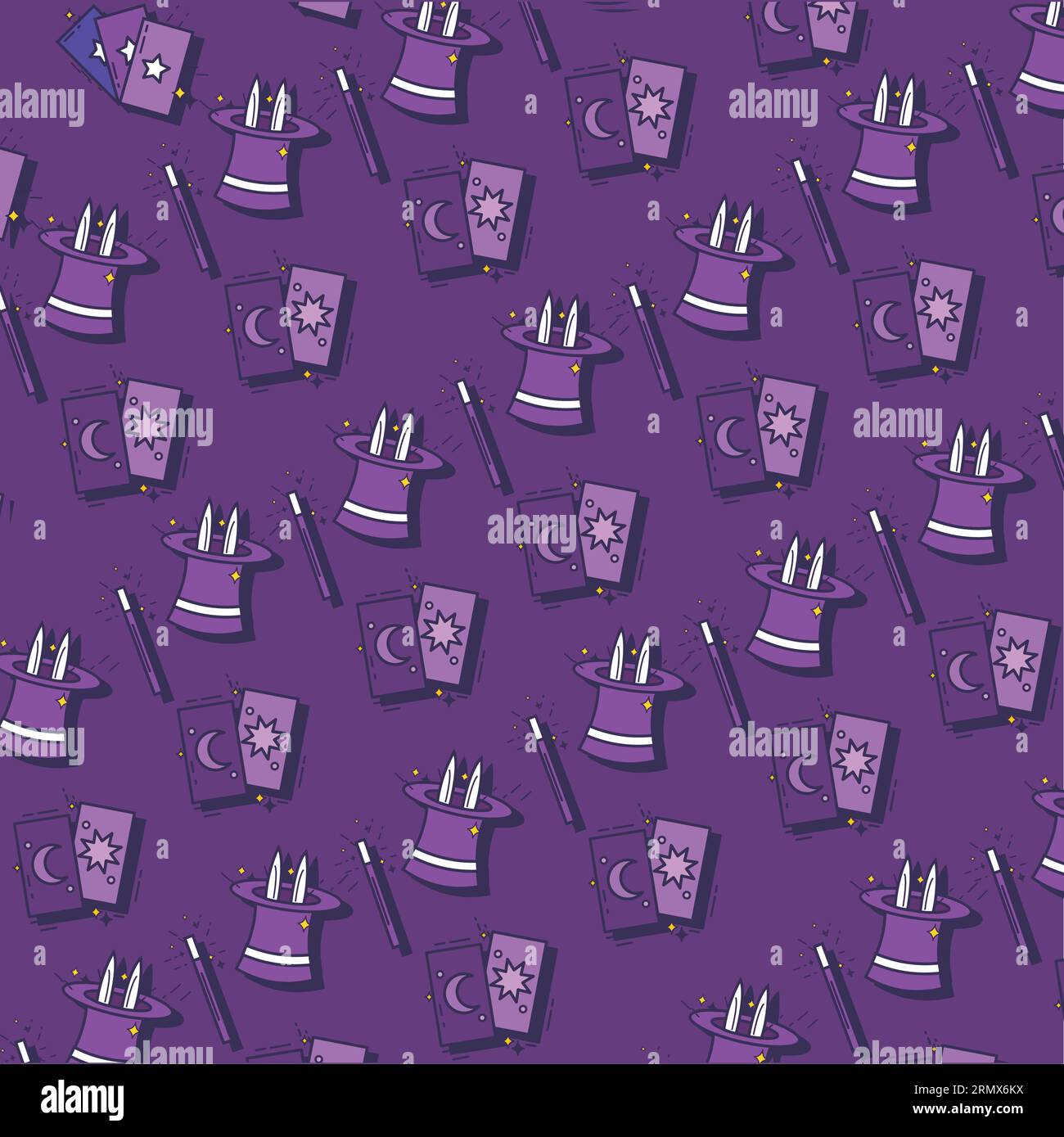 Magic hat rabbit pattern hi-res stock photography and images - Alamy
