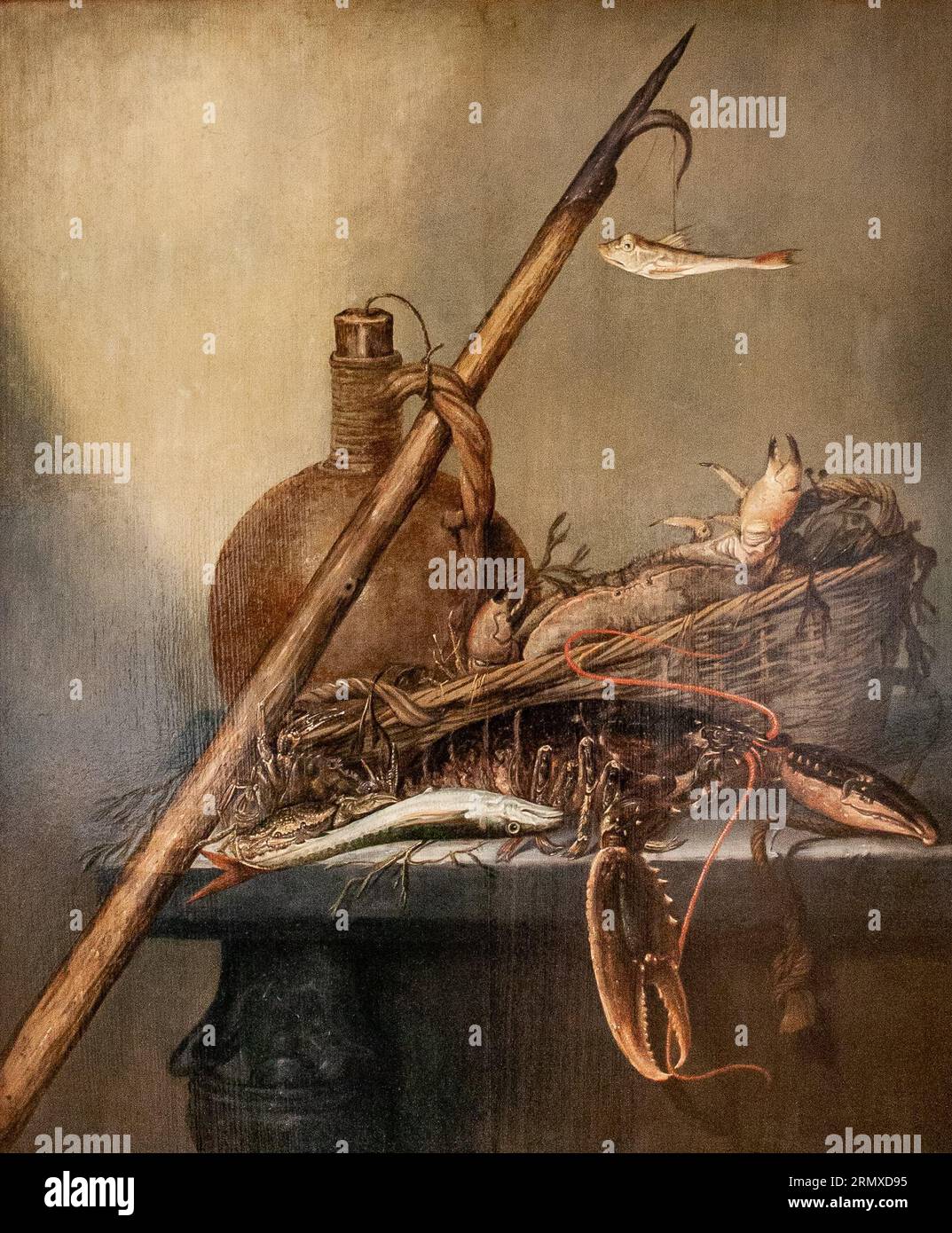 Nature morte 1644 by Pieter Cornelisz Verbeeck Stock Photo Alamy