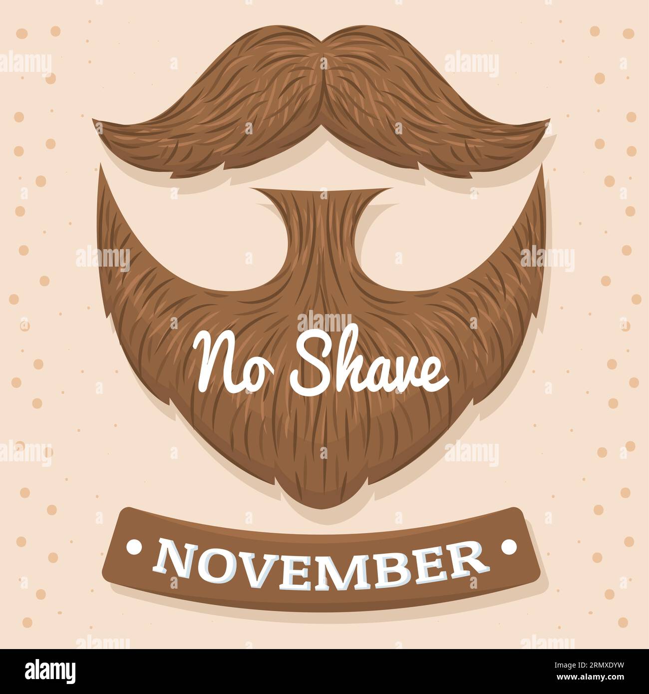 Colored no shave november poster Vector Stock Vector Image & Art Alamy