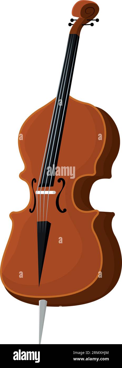 Isolated colored cello musical instrument icon Vector Stock Vector ...