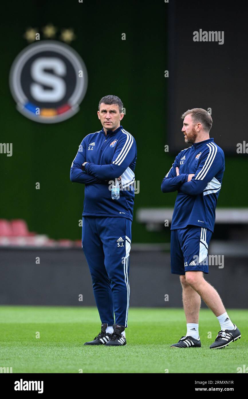 Zagreb, Croatia. 14th Aug, 2023. Coach of HNK Rijeka Sergej Jakirovic  during training session on the Rujevica Stadium, in Rijeka, Croatia, on  August 16, 2023. Rijeka will play tommorow against B36 Torshavn