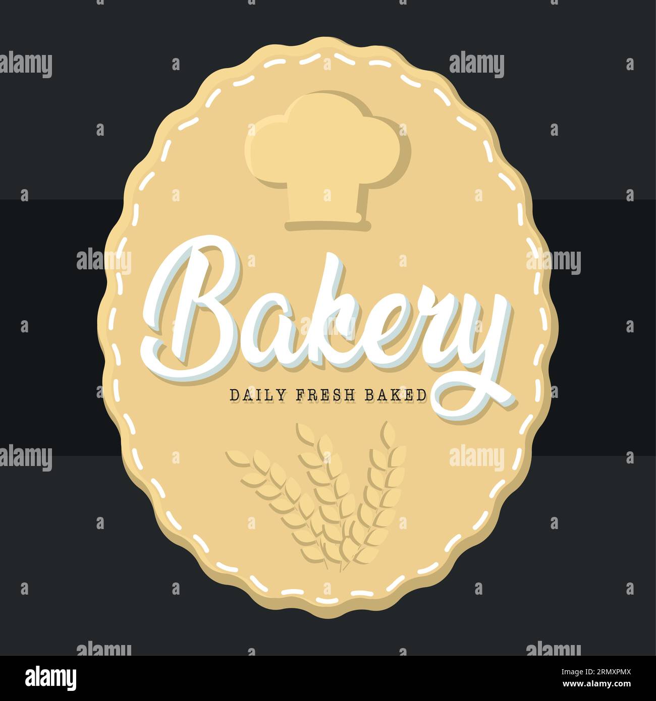 Vintage premium quality bakery poster Vector Stock Vector