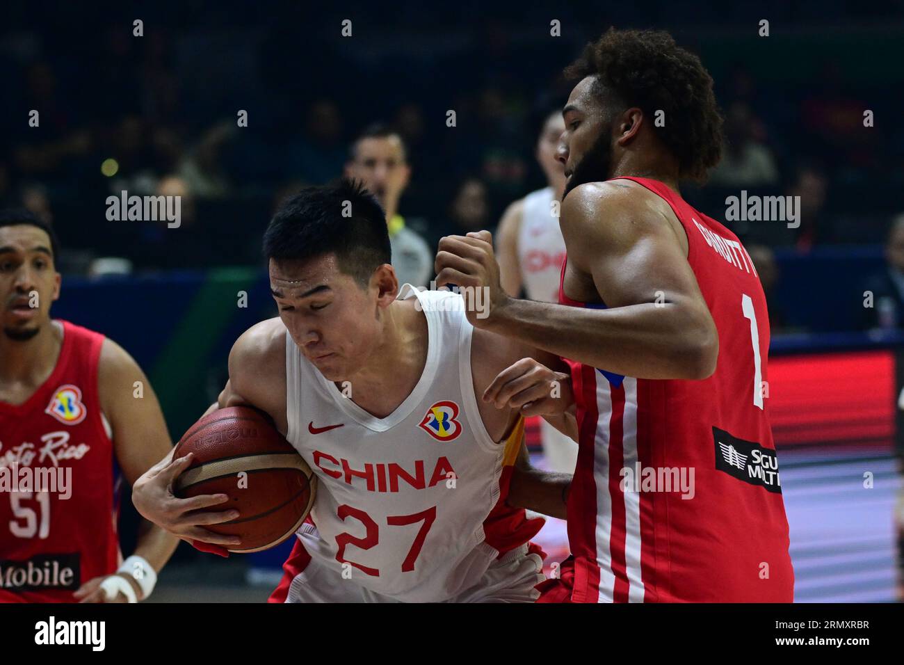 Lessly Conditt Quezon City, Philippines. 30th Aug, 2023. Hao Fu (L) of China men ...