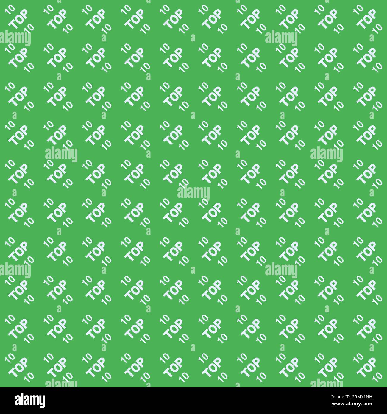 Seamless background pattern top 10 rating diagonal top 10 rating Stock Vector
