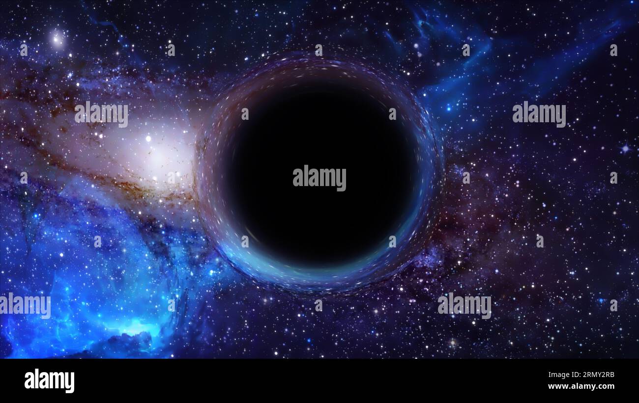 Supermassive black hole in outer hi-res stock photography and images ...