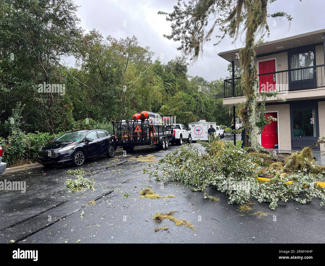 Tallahassee, United States. 30th Aug, 2023. U.S Coast Guard members