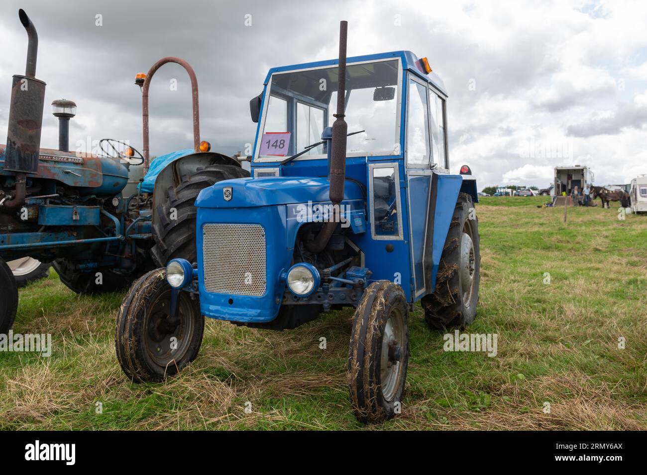 Low Ham.Somerset.United Kingdom.July 23rd 2023.A restored Leyland 154 from 1973 is on show at the Somerset steam and country show Stock Photo