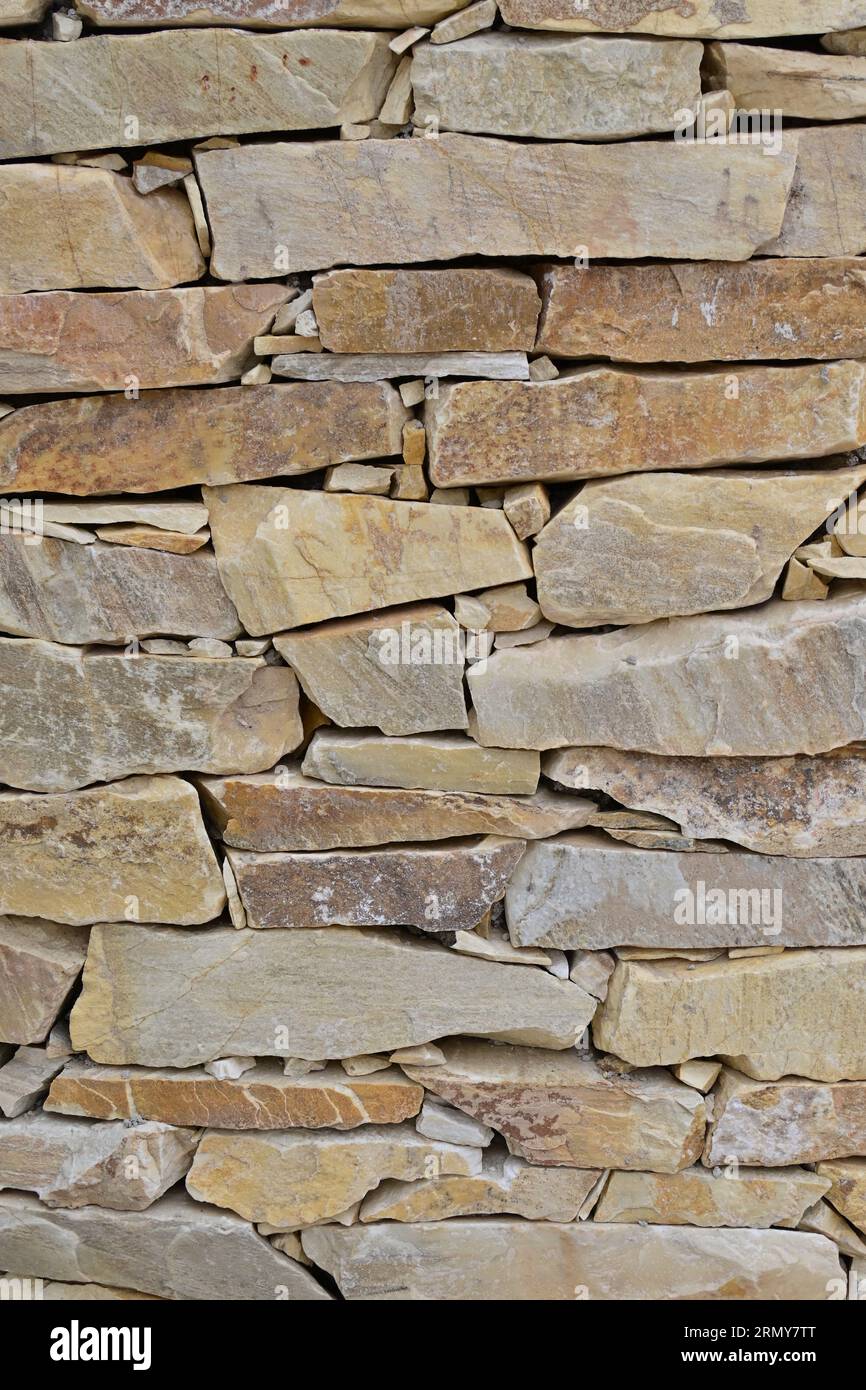 Gray stone wall background. Stock Photo