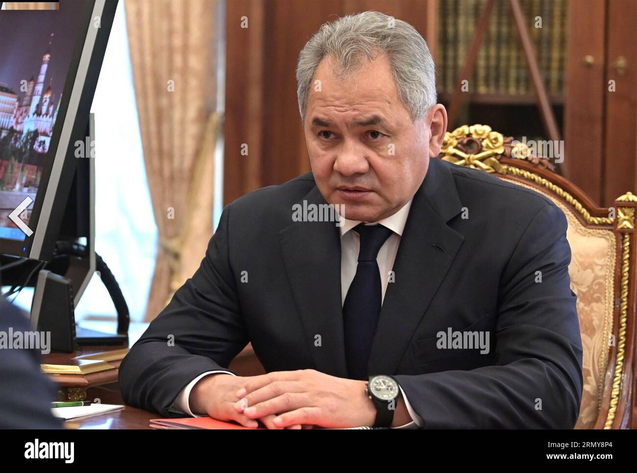SERGEI SHOIGU Russian politician and Minister of Defence, photographed in January b2022. Stock Photo