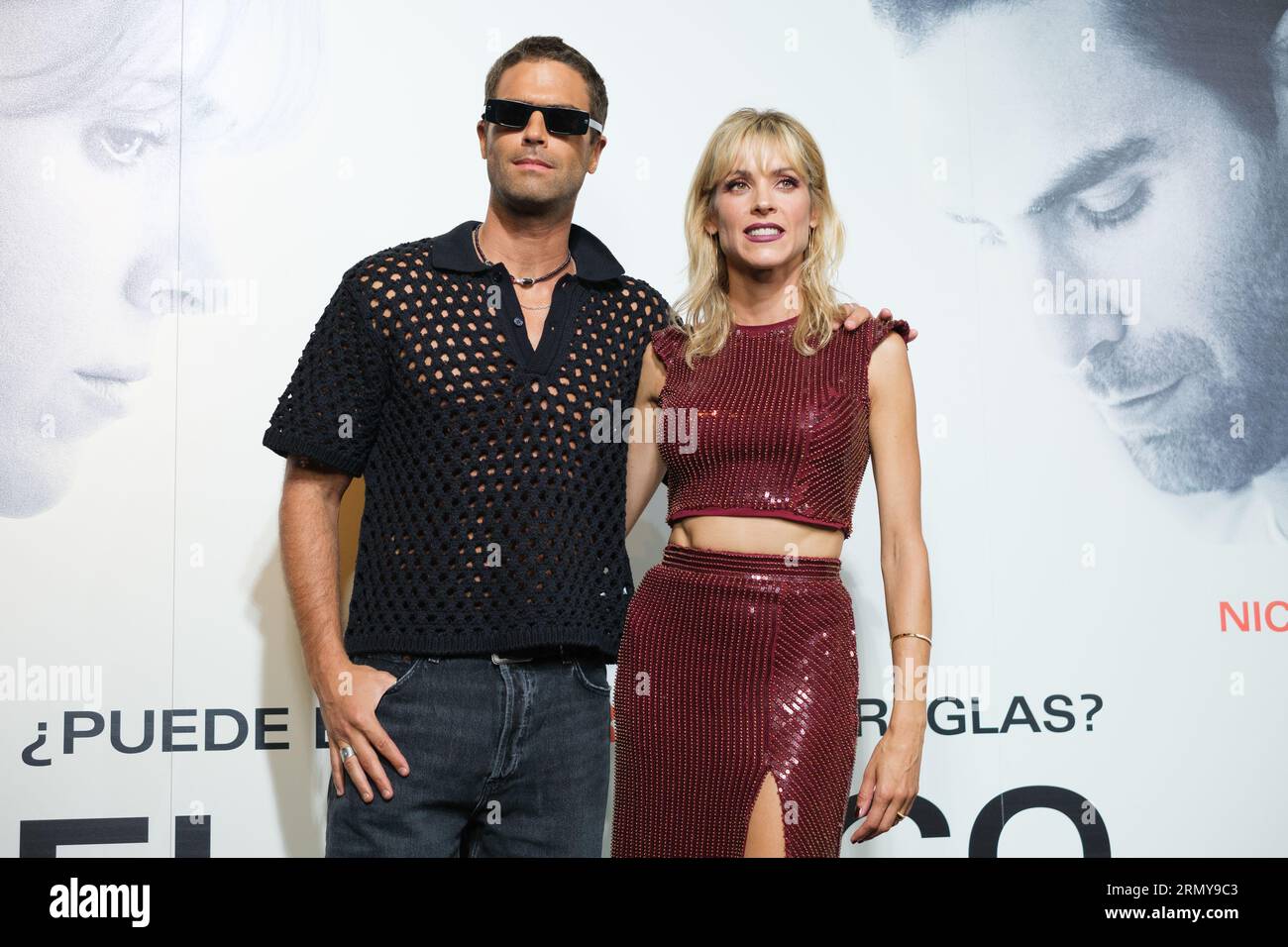 Maggie Civantos and Nico Furtado during the photocall the premiere of "The Game" in Madrid. 30 August 2023, Spain Stock Photo