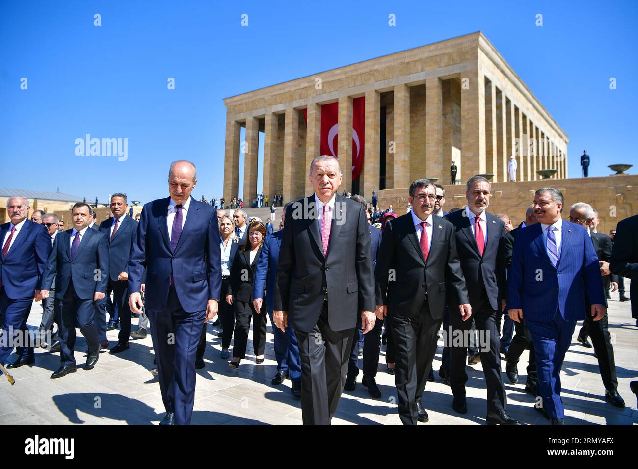 President Of The Republic Of Turkey, Recep Tayyip Erdo?an, Walks In ...