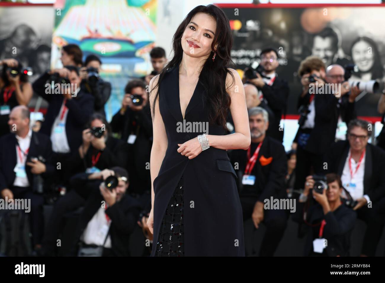 August 30, 2023, Venice, Veneto, Italy: SHU QI attends the red carpet of the Opening Ceremony of the 80th Venice Film Festival in Lido di Venezia, Italy (Credit Image: © Mickael Chavet/ZUMA Press Wire) EDITORIAL USAGE ONLY! Not for Commercial USAGE! Stock Photo