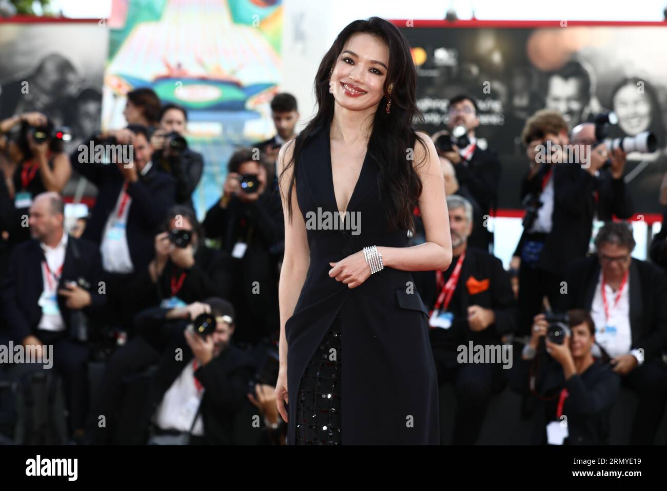 August 30, 2023, Venice, Veneto, Italy: SHU QI attends the red carpet of the Opening Ceremony of the 80th Venice Film Festival in Lido di Venezia, Italy (Credit Image: © Mickael Chavet/ZUMA Press Wire) EDITORIAL USAGE ONLY! Not for Commercial USAGE! Stock Photo