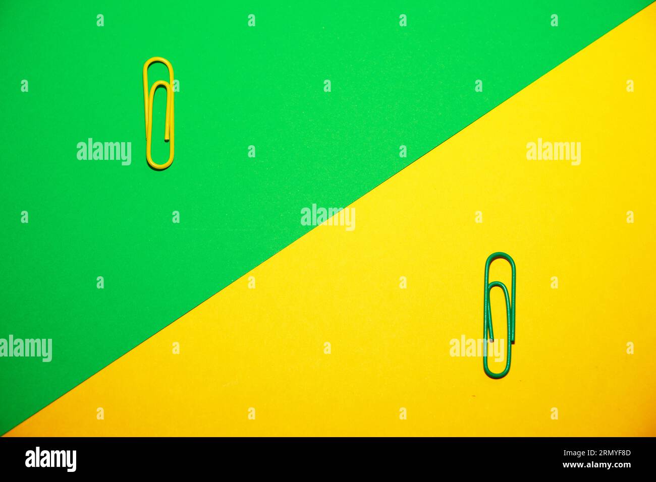 School resources with colored background and space to write and design. Stock Photo