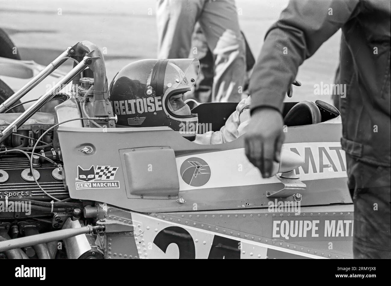 Photo Vintage A.008493 - Jean-Pierre Beltoise Sur Matra MS120 Au GP De Spa 1970