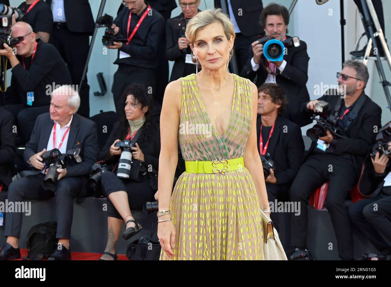 Venice Lido, Italy. 30th Aug, 2023. Melita Toscan du Plantier attends the Venice Film Festival opening red carpet at Palazzo del cinema Venice Lido. (Photo by Mario Cartelli/SOPA Images/Sipa USA) Credit: Sipa USA/Alamy Live News Stock Photo