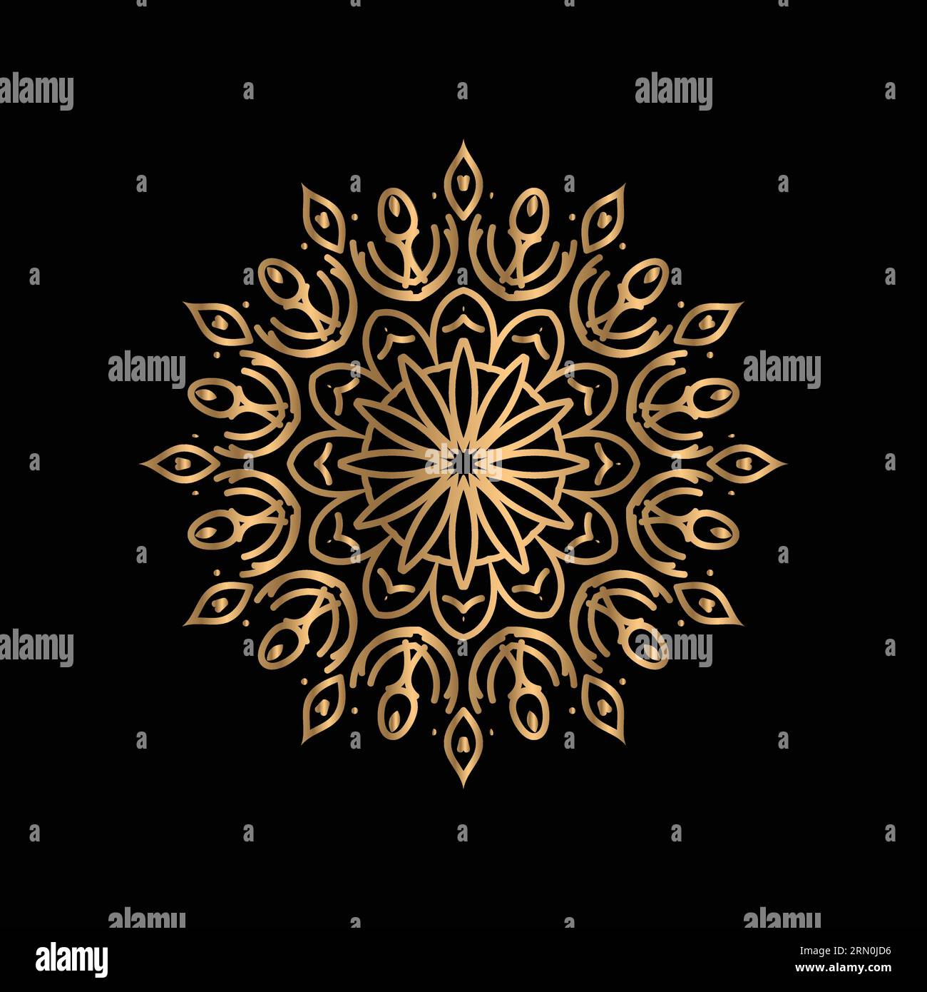 Mandala flower art logo background design stock vector image art alamy