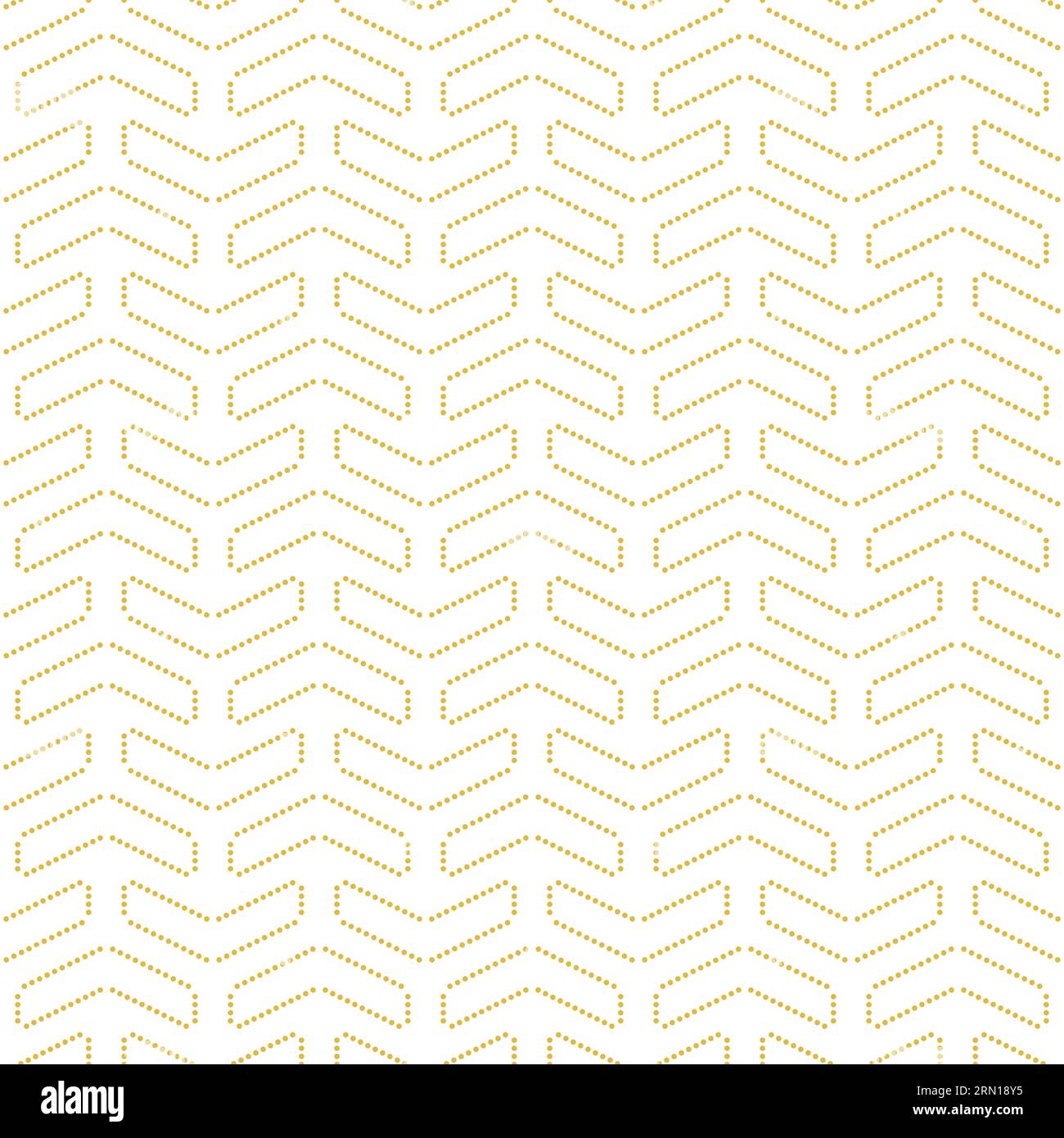 Geometric vector pattern with dotted golden arrows. Geometric modern ...