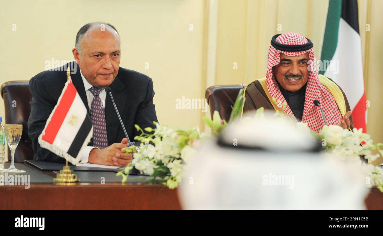 Kuwait egypt fm joint hires stock photography and images Alamy
