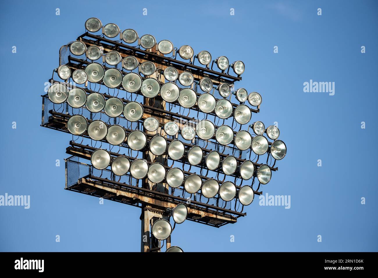 Belgrade, Serbia. 30th Aug, 2023. The old stadium Stadion FK Partizan is ready for the UEFA Conference League qualification match between Partizan Beograd and FC Nordsjaelland in Belgrade. (Photo Credit: Gonzales Photo/Alamy Live News Stock Photo