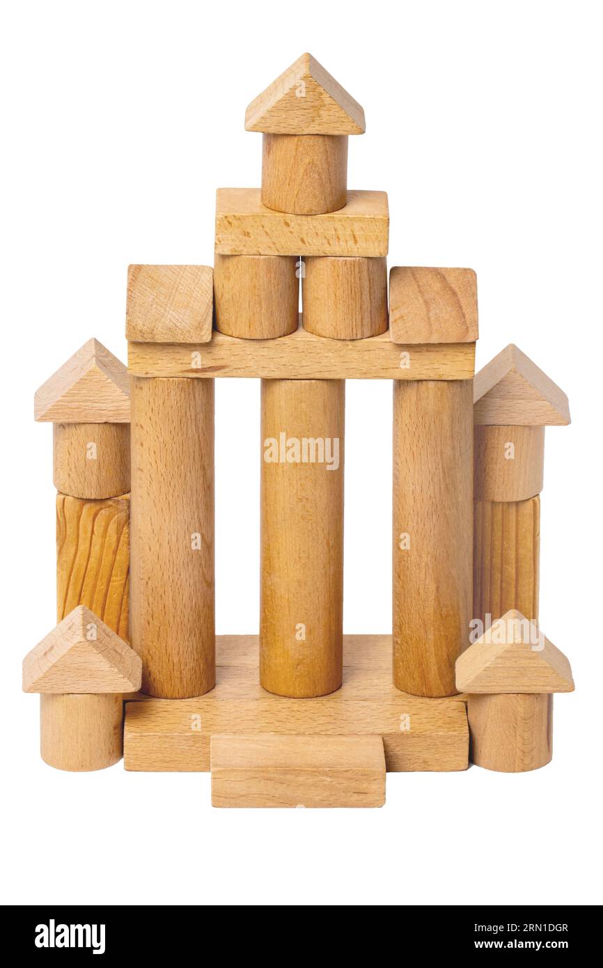 Toy castle blocks Cut Out Stock Images Pictures Alamy