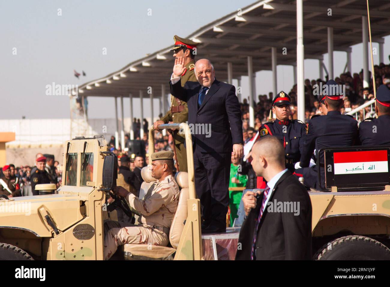 (150106) -- BAGHDAD, Jan. 6, 2015 -- Iraqi Prime Minister Haider al ...