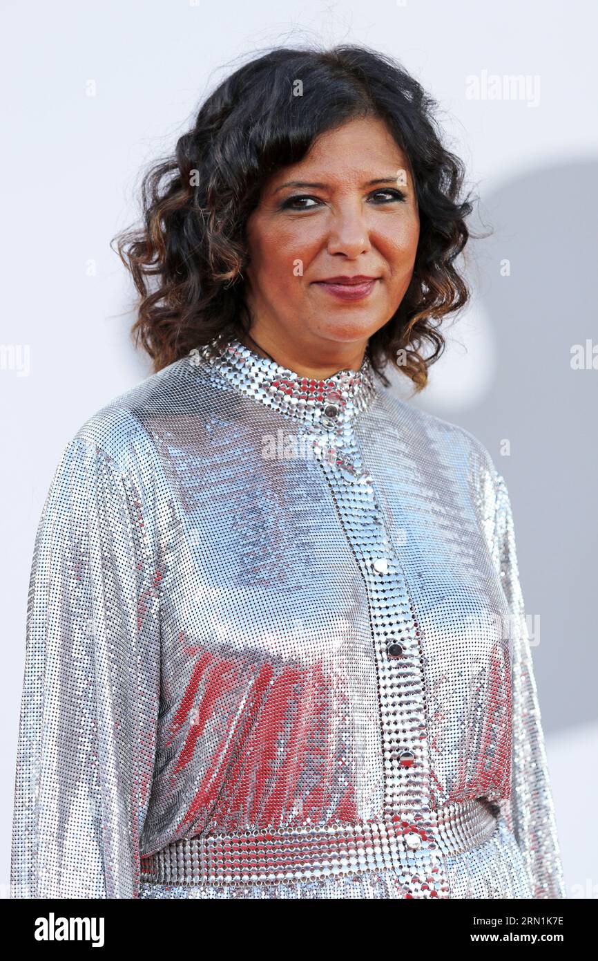 Italy, Lido di Venezia, August 30, 2023: Kaouther Ben Hania attends the opening red carpet at the 80th Venice International Film Festival on August 30, 2023 in Venice, Italy.    Photo © Ottavia Da Re/Sintesi/Alamy Live News Stock Photo
