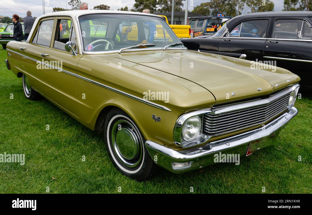 Ford Falcon XM XP Car Vintage Retro Show Shine Day Out, Melbourne Victoria Stock Photo