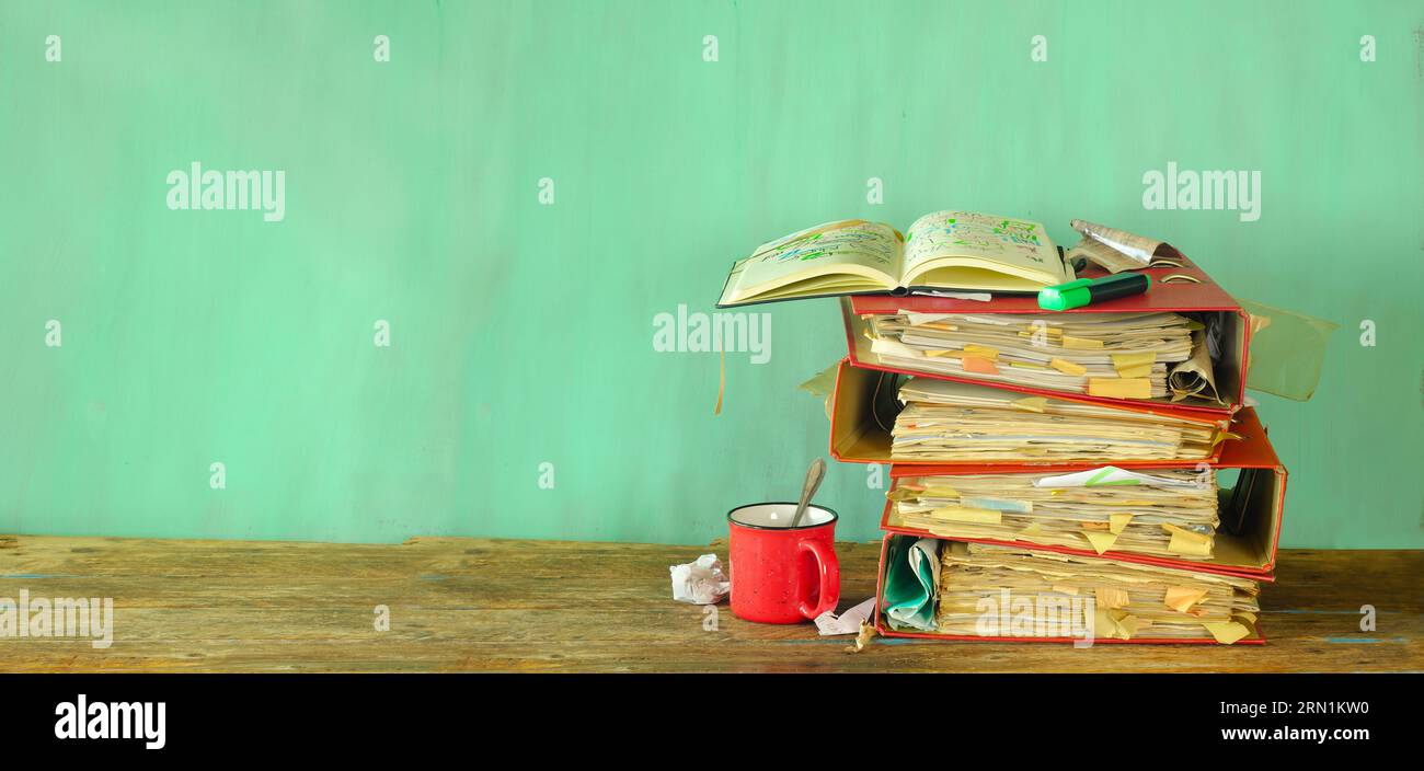 messy file folders,red tape, bureaucracy,aministration,business, messy ...