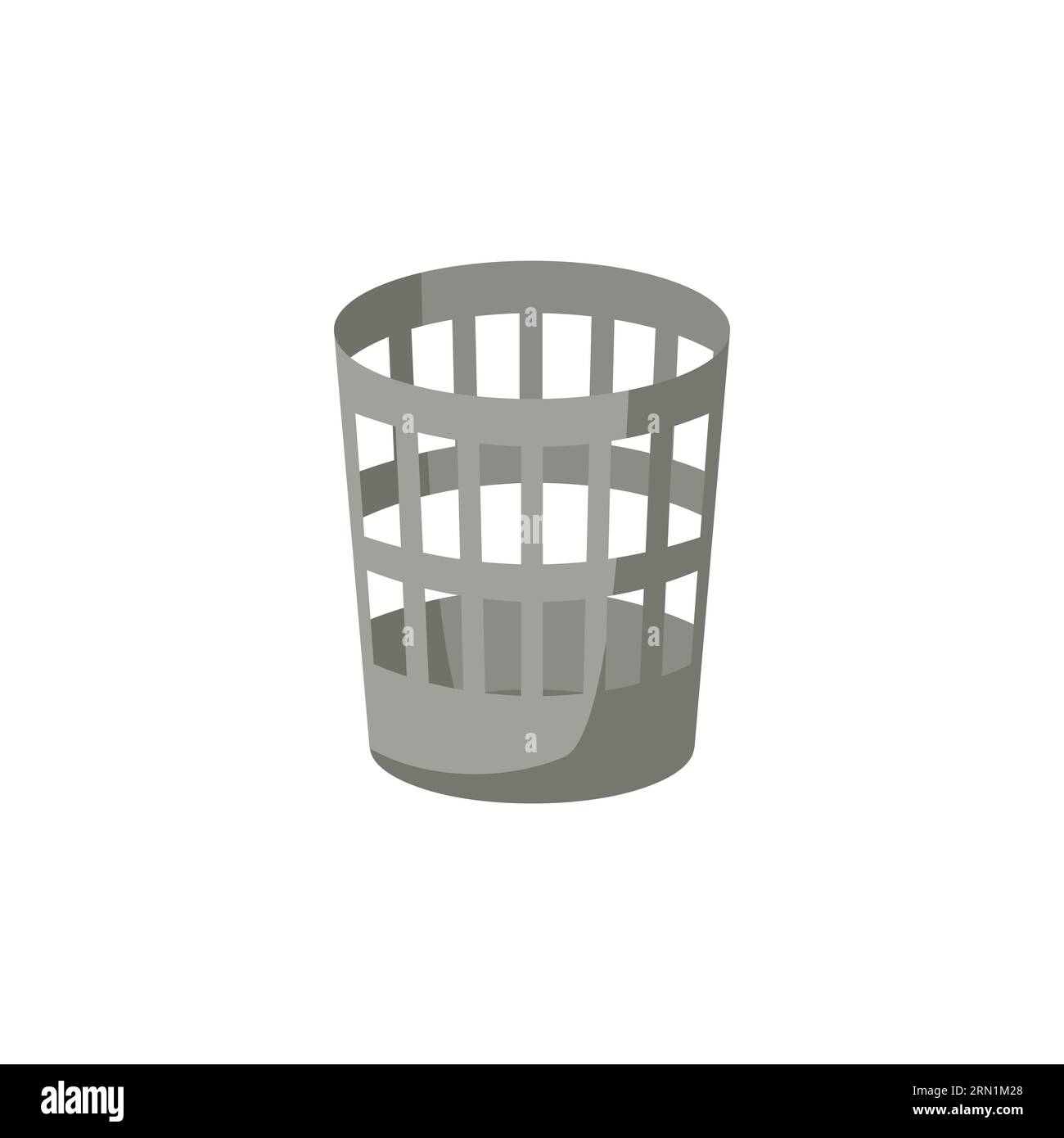 Trash basket illustration Stock Vector Image & Art Alamy