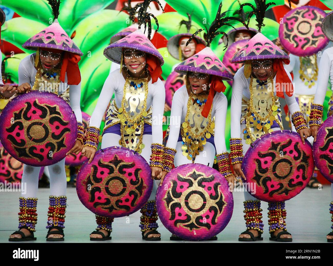Philippines festival drums hi-res stock photography and images - Alamy, image size:1300x1039