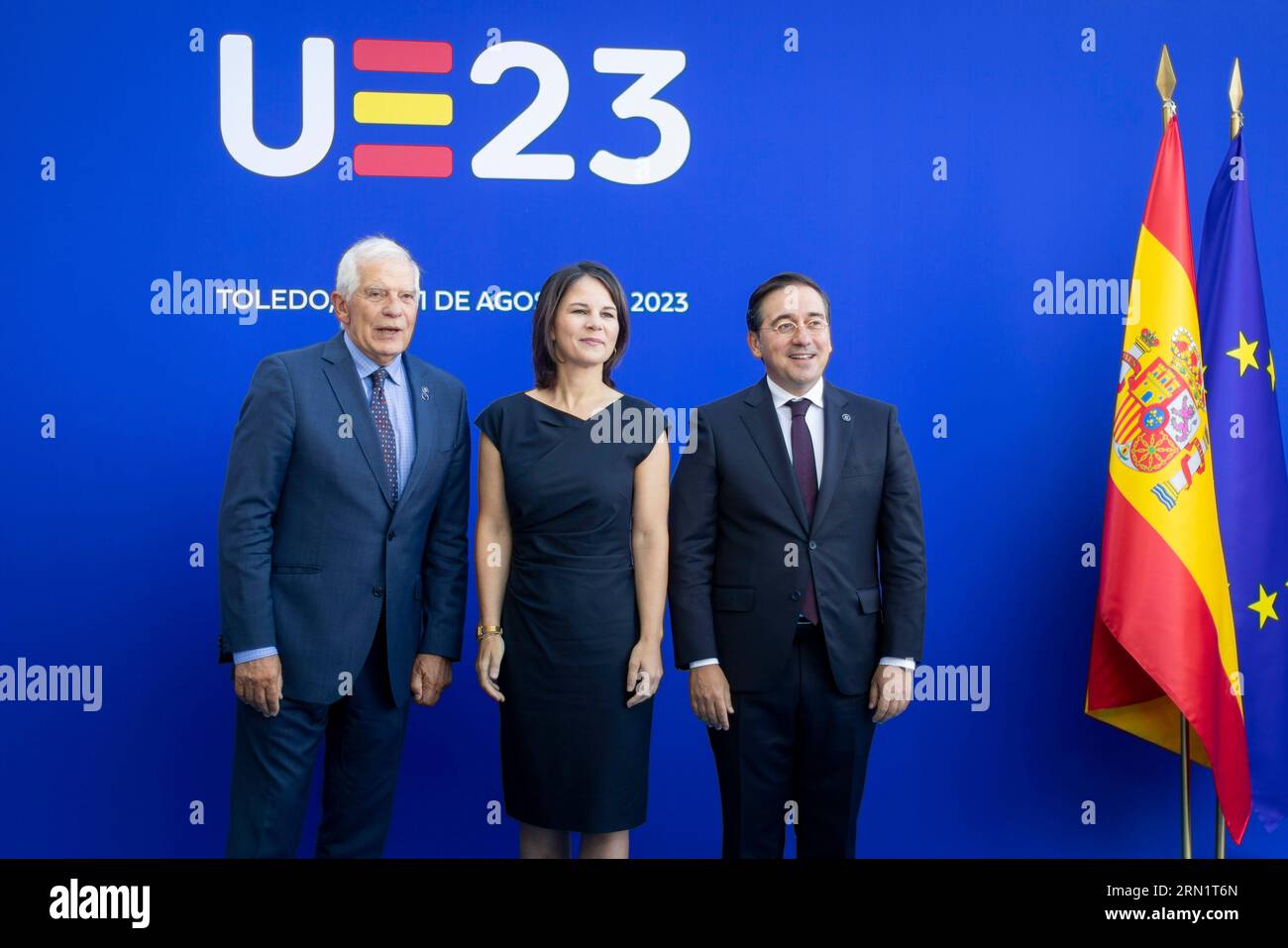 Toledo, Spanien. 31st Aug, 2023. Annalena Baerbock (Buendnis 90/Die