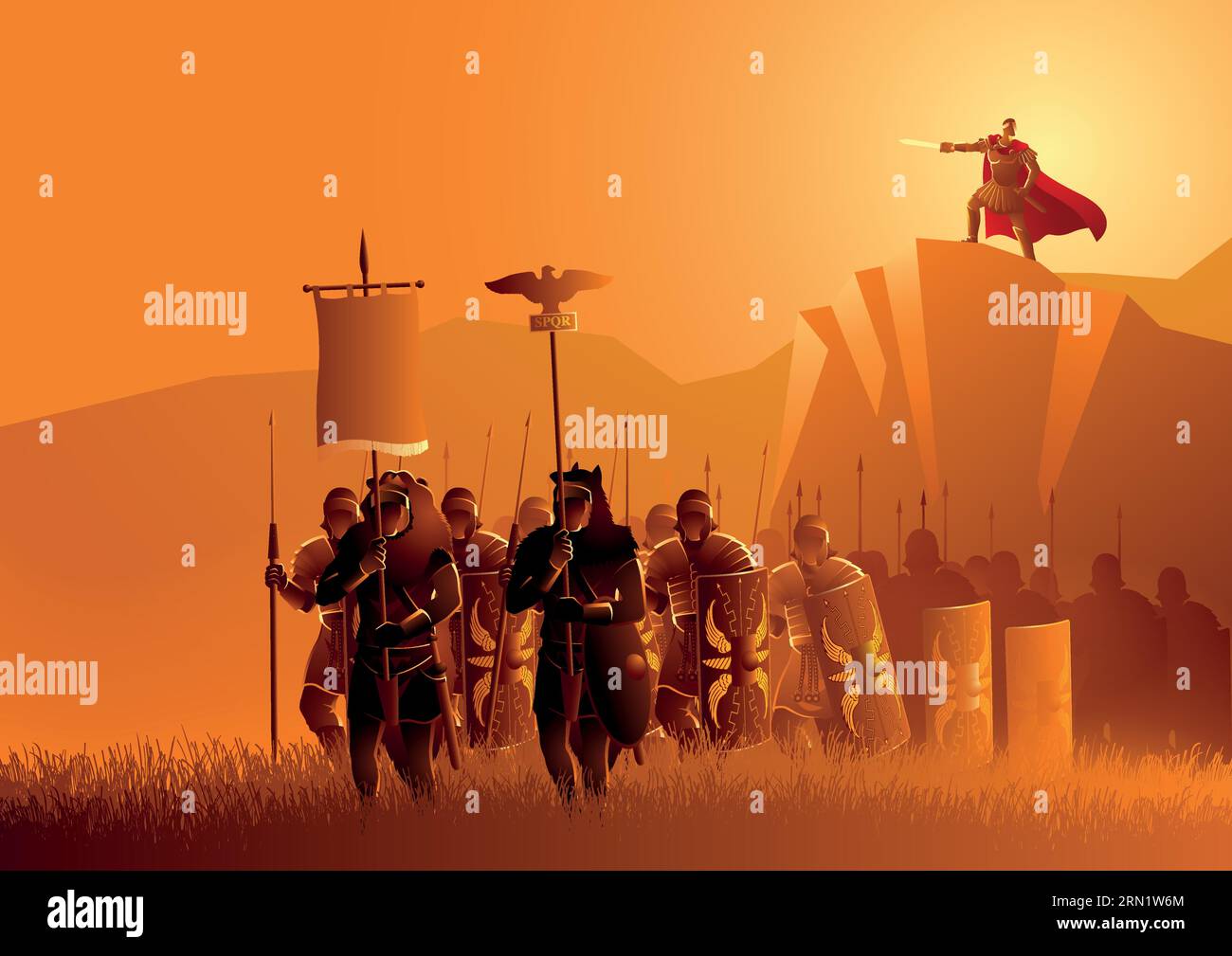 legionaries-stock-vector-images-alamy