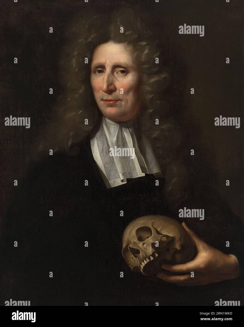 Portrait of Professor Frederik Ruysch 1702 by Juriaen Pool Stock Photo