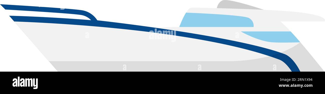 Luxurious motor yacht Stock Vector Image & Art - Alamy