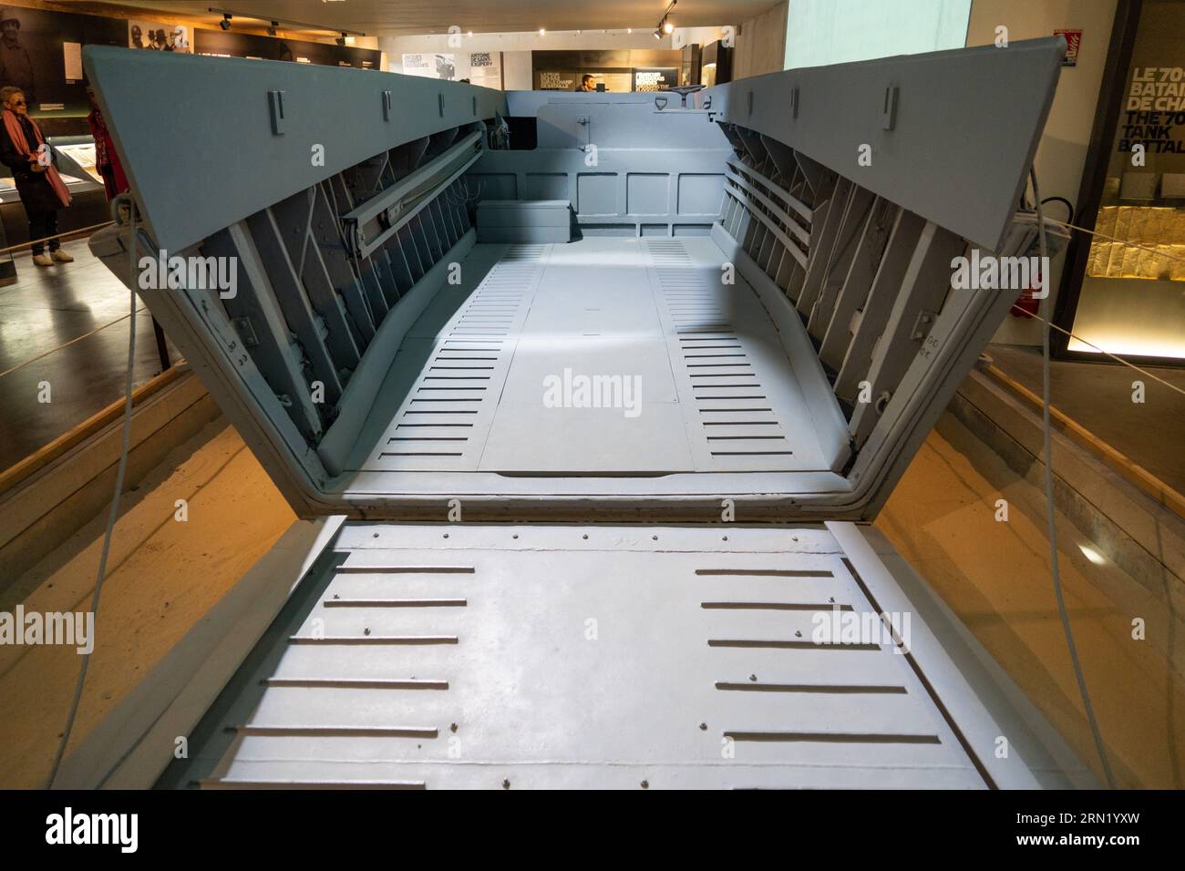 Utah Beach Landing Museum in SainteMarieduMont, France Stock Photo