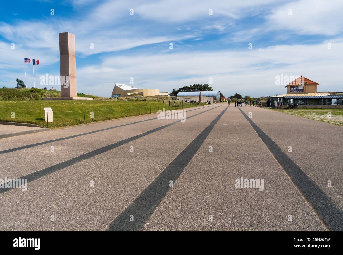 Utah Beach Landing Museum in SainteMarieduMont, France Stock Photo