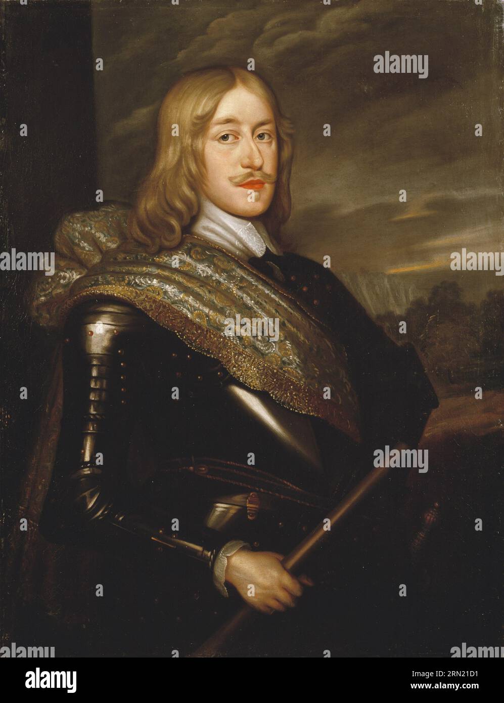 Magnus Gabriel de la Gardie (1622-1686), count, councillor, chancellor, lord chancellor, university chancellor, president of the court of appeal, governor-general of Livland, married to palatine count 17th century by Hendrik Munnichhoven Stock Photo