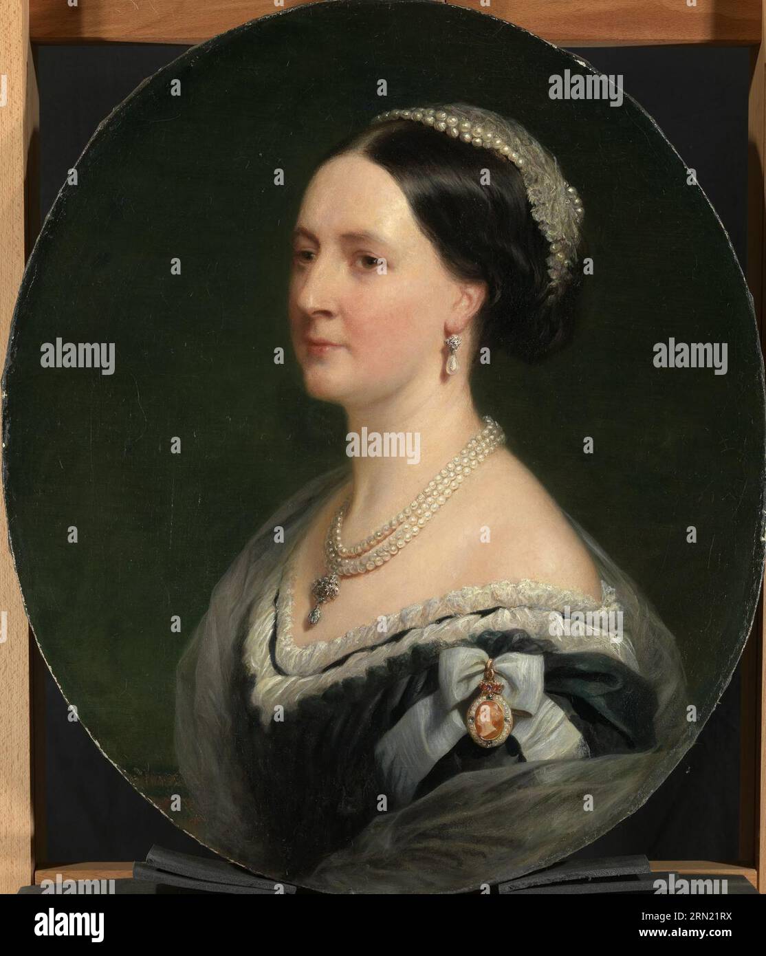 Susannah, Duchess of Roxburghe (1814-1895) 1868 by Henry Wyndham Phillips Stock Photo