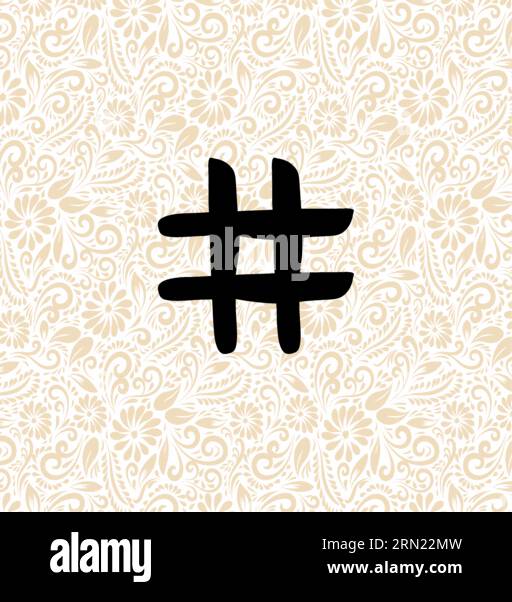 Sweet Alphabet SYMBOL HASH , Black alphabet vector, alphabet vector ...