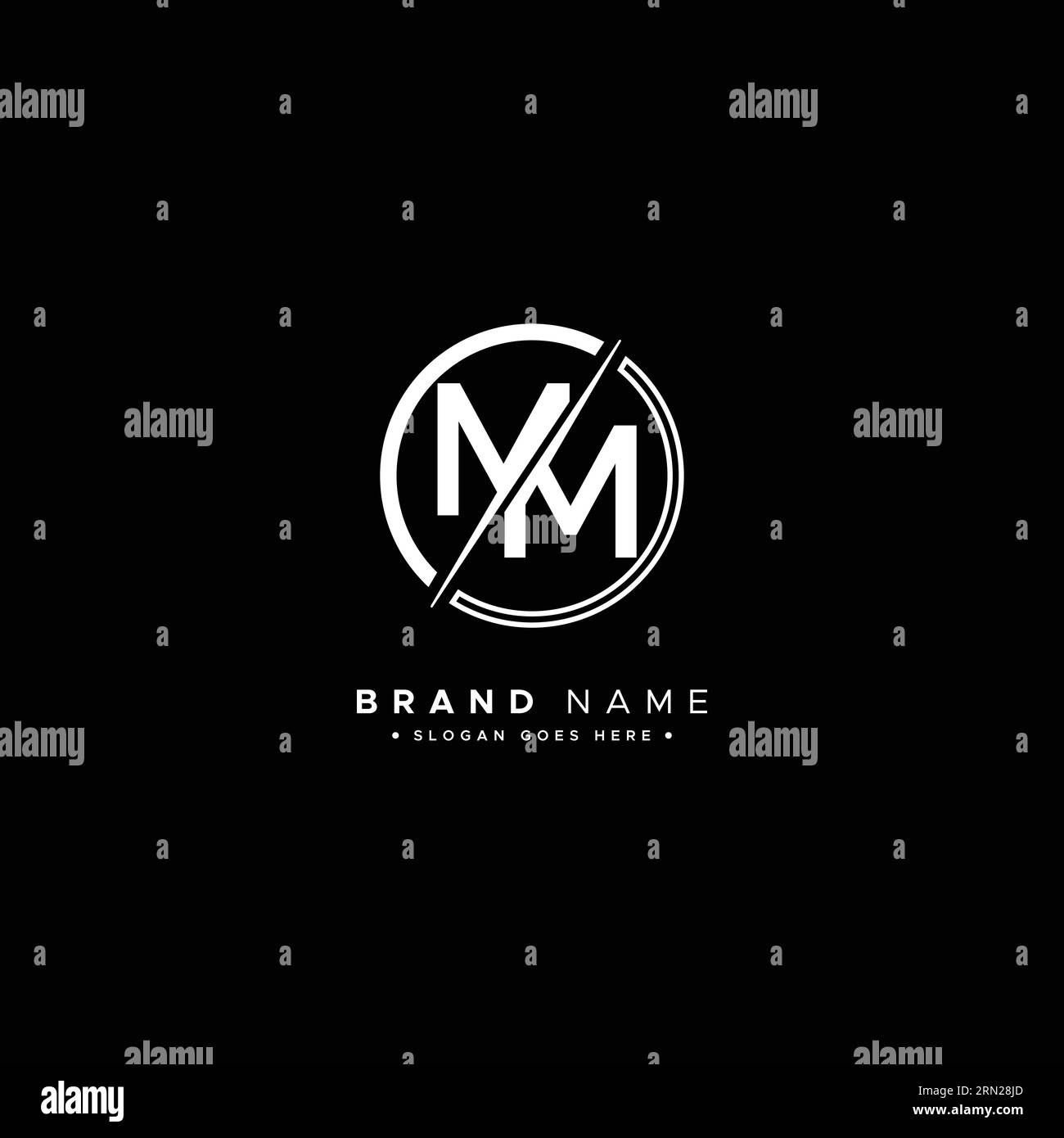 MM. Double M logo.  Branding & Logo Templates ~ Creative Market