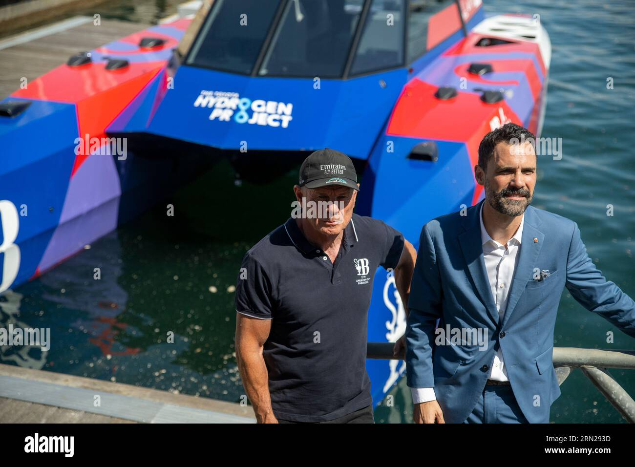 The Minister Of Enterprise And Labor, Roger Torrent (Right), And.