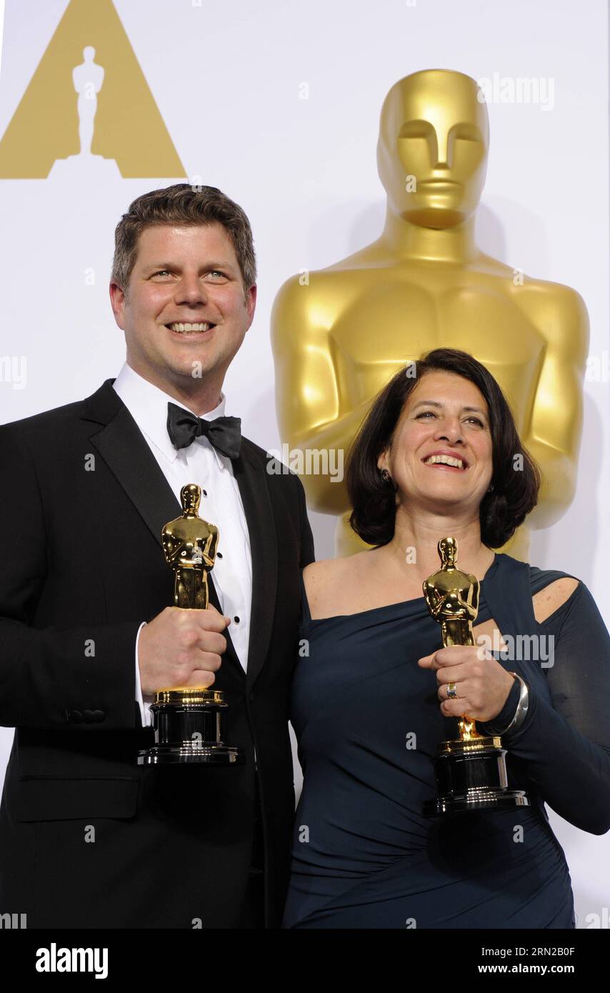 (150223) LOS ANGELES, Feb. 22, 2015 Production designers Adam