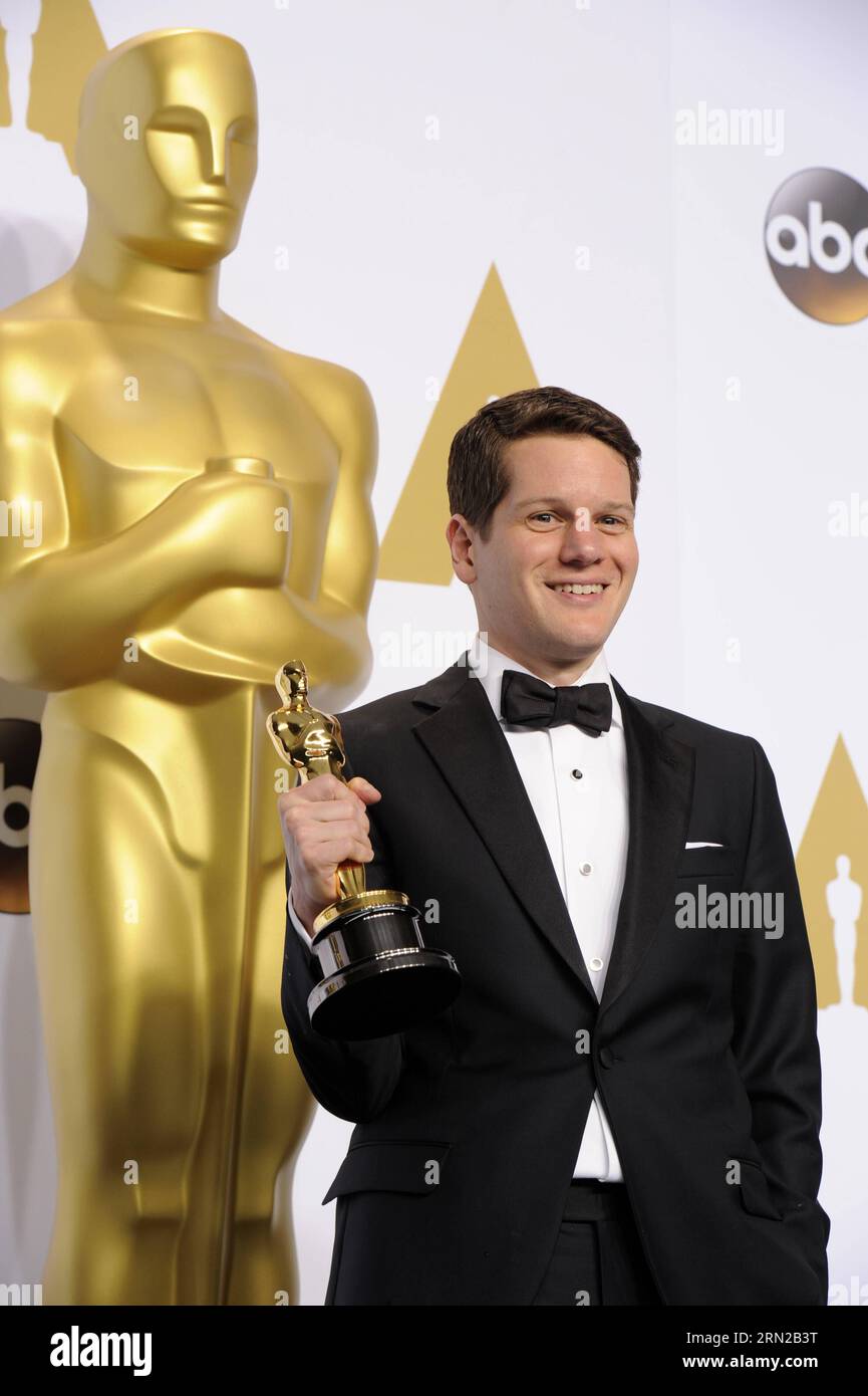 (150223) LOS ANGELES, Feb. 22, 2015 Screenwriter Graham Moore