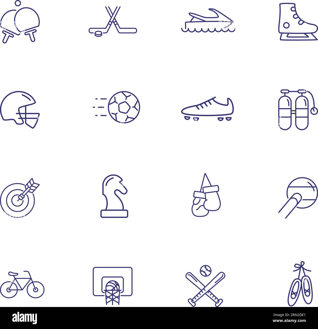 Sport icon set Stock Vector
