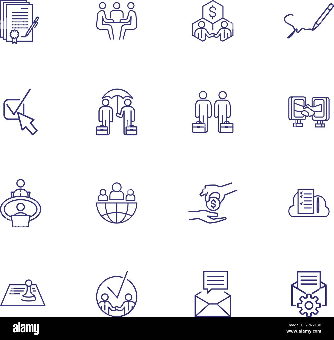 Share icon linear logo Cut Out Stock Images & Pictures - Alamy