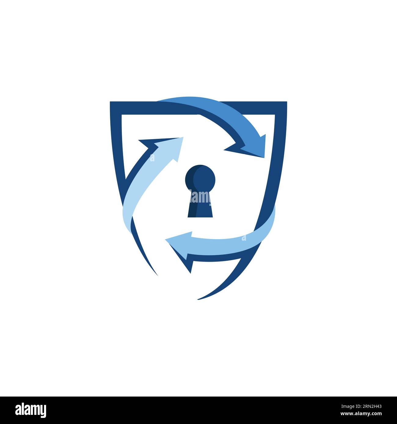 Shield captcha icon vector logo application. Captcha security baypass software with shield logo design template Stock Vector